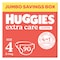 Huggies Extra Care, Size 4, 8 -14 kg, Jumbo Box, 90 Diapers