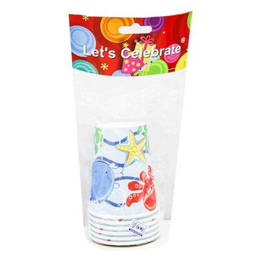 Paper Cups Ocean Party Design-44048
