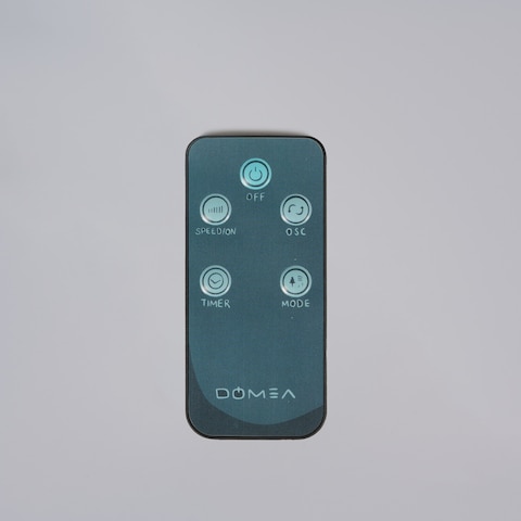 DOMEA&reg; Stand Fan 16 Inches, 5 Blades With Remote Control, Adjustable Height Ideal For Home, Office, Apartment Cooling