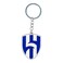 Combo Offer - Buy Alhilal Football Club Logo Car Mirror hanging pendant Chain And Alhilal Club Car Keychain