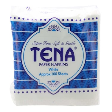 Tena Serviettes White 100S