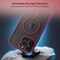 Moxedo Magnetic Protective Case 360 Protection Clear Case Hard PC with Built-in Strong Magnets Compatible with MagSafe Designed for iPhone 12 Pro Max 6.7 inch (Red)
