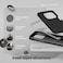 elago Liquid Silicone for iPhone 15 PRO case cover Full Body Protection, Shockproof, Slim, Anti-Scratch Soft Microfiber Lining - Black
