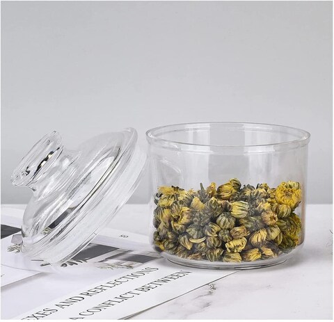 Star Cook 1 PCS Acrylic sealed tank, storage tank, food grade, drop and moisture-proof jar (400ML)