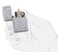 28458 205 Serenity Prayer Satin Chrome Windproof Lighter