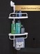 Shuang Qing Home Reside Suction Cup Corner Shelf -White