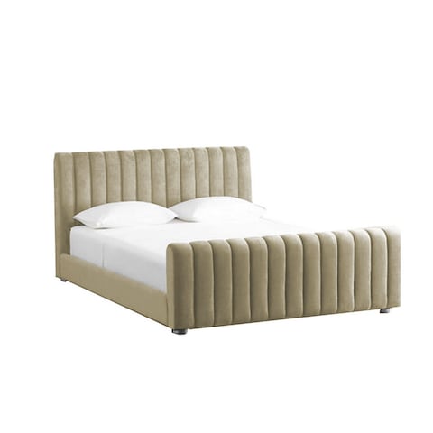 إن هاوس مارتوس هيكل سرير منجد بالمخمل - نفر ونص - 200×140 سم - سكري