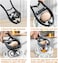 Orchid Egg Cracker Egg Separator Tool, Egg Opener with Egg Yolk White Separator Food Grade Eggshell Cutter Creative Kitchen Gadgets