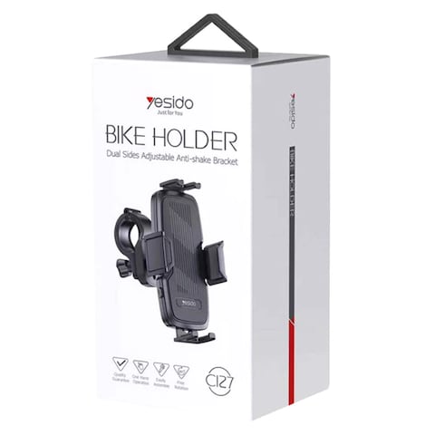 Yesido C127 Bicycle Mount Cell Phone Holder Stand Black