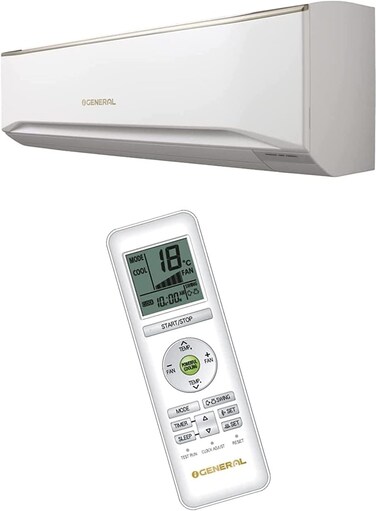 O General 24000 BTU Wall Split Air Conditioner With Dust Filter, ASSA24FUTAZ With 2 Years Warranty (Installation Not Included)