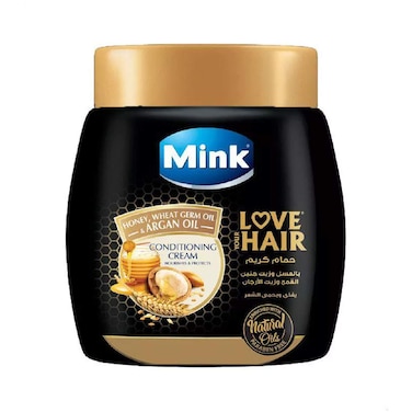 حمام كريم مينك للشعر، بزيت المينك و العسل - 1000 مل