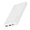 Promate - Bolt 10 10000mAh Portable Fast Charging 2.0A Dual USB Premium Battery Power Bank with Input USB Type-C Port White