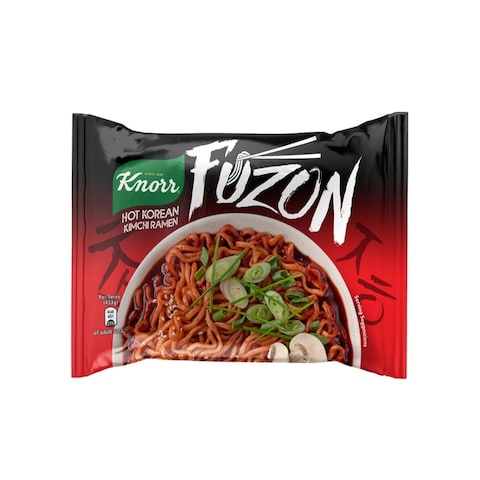 Knorr Fuzon Hot Korean Kimchi Ramen Instant Noodles 143 gr