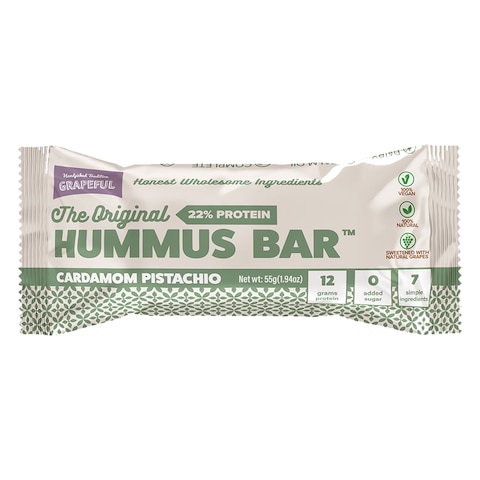 Grapeful Hummus Bar Cardamom Pistachio 55GR