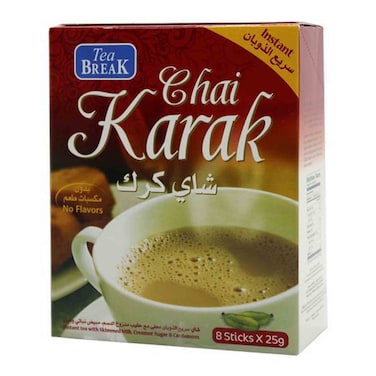 Tea Break Instant Karak Chai 25g x Pack of 8