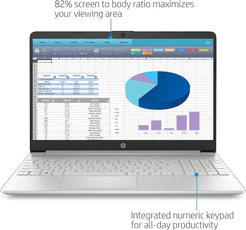 HP 15.6&quot; HD Laptop Notebook Computer, Intel 10th Gen Dual-Core i3-1005G1(Up To 3.4GHz), 16GB DDR4 RAM, 256GB PCIe SSD, Webcam, Bluetooth, Wi-Fi, HDMI, Type-C, Windows 10 S