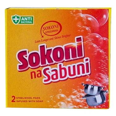 Sokoni Na Sabuni Steelwool 2 Pieces