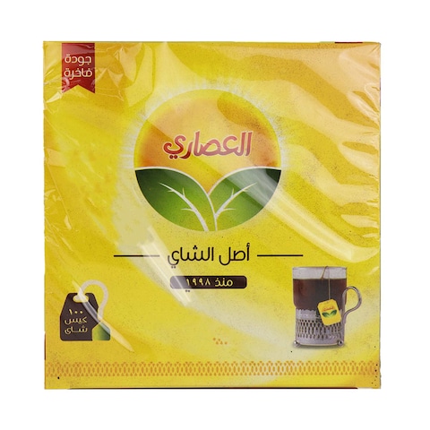 العصاري شاي أسود - 100 فتلة