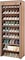 10-Tier Shoe Rack, Shoe Storage, Shoe Rack 58 x 28 x 160 cm, for approx. 27 Pairs of Shoes, DIY, Slim, Made of Non-Woven Fabrics (brown)