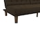 In House Maria 2 In 1 Sofabed Linen Upholstered - Dark Brown