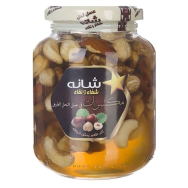 عسل شانة بالمكسرات - 470 جرام