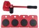 Abbasali Heavy Furniture Moving Tool 1Pc Crowbar With 4Pcs Panel Furniture Mover Lifter Wheels System Home Trolley Lift Transport Set