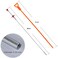 Generic-U-shaped kitchen pipe dredge hook four-claw belt hook picker drain pipe cleaning hook sewer garbage cleaning 6pc dredge kit bag