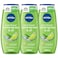 NIVEA Shower Gel Body Wash Lemongrass &amp; Oil 250ml Pack of 3