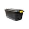 Strata - Heavy Duty Storage Box with Wheels - 75 Litre - 77 x 42 x 40 cm - Made in UK