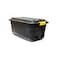 Strata - Heavy Duty Storage Box with Wheels - 75 Litre - 77 x 42 x 40 cm - Made in UK