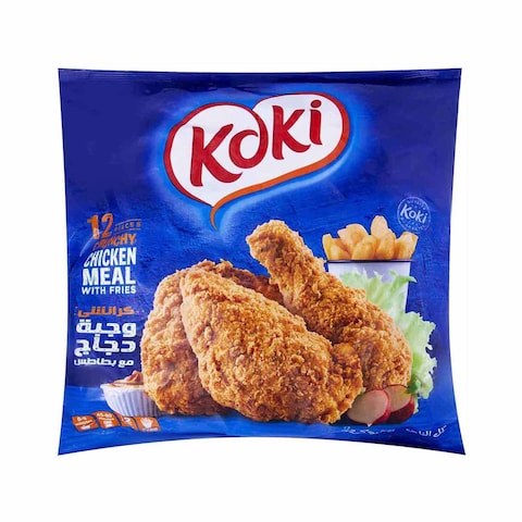 Koki Crunchy Chicken Meal - 12 Counts + Fries