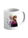 muGGyz World's Best Saluki Dog Dad Printed Ceramic Mug White/Black 11Ounce