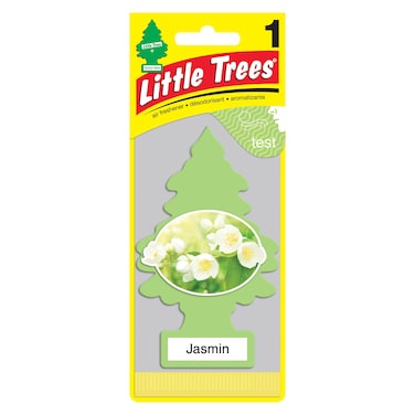 Little Trees Jasmin Paper Flower Car Air Freshener Green