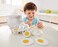 Hape Egg Carton, 3 Hard-Boiled Eggs With Easy-Peel Shell &amp; 3 Fried, Wooden Realistic Educational Toy For Children 3+, White And Yellow (E3156)