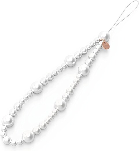Elago Beads Strap Phone Lanyard Compatible With Airpods Pro 2 - Pearl