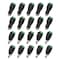 XBW （10 x Male + 10 x Female) 12V DC Power Connector 5.5mm x 2.1mm 24V Power Jack Socket for Led Strip CCTV Security Camera Cable Wire Ends 10Pcs Plug Barrel Adapter