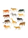 Unique 12-Piece Mini Vinyl Forest Animal Set