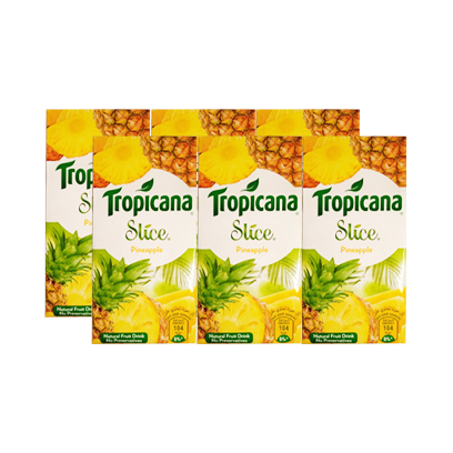 Tropicana Pineapple Juice 180ML X6