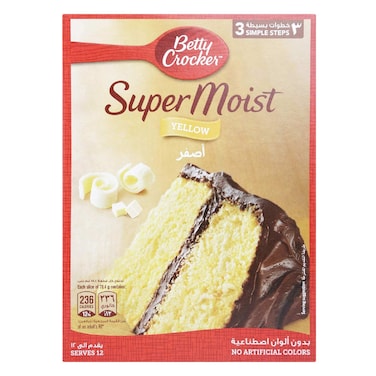 Betty Crocker Super Moist Yellow Cake 500g