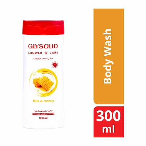 Glysolid Shower and Care Milk and Honey - 300 Ml