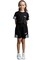 Mei Stylish Unisex Kids Sustainable Active wear T-Shirt And Short set, 9-10 Years Black