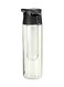 Cleanfrog Portable Sports Infuser Fruits Lid Water Bottle Black/Clear