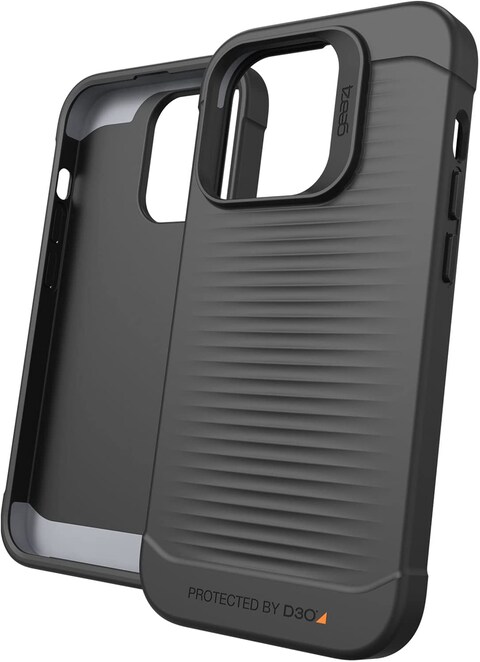 Gear4 Havana designed for iPhone 14 PRO case cover with D3O Impact Protection upto 10 Feet / 3 Meter- Black