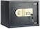 Rubik Large Safe Box A4 Documents Size for Home Office with Key and Pin Code Keypad for Cash Documents Jewelry Passports (38x30x30cm) Black