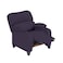 In House Velvet Classic Recliner Chair - Dark Purple - NZ71