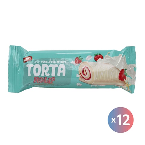 Torta Rolled Cake - Vanilla Large - 12 Pieces