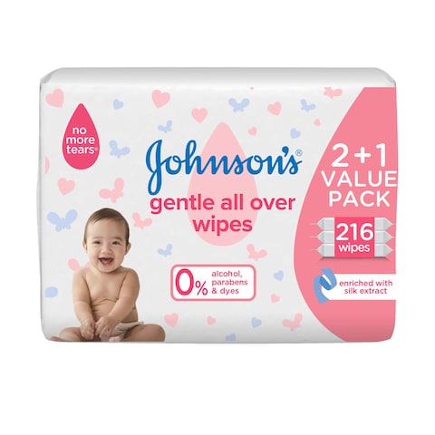 Johnson&#39;s Baby Wipes Gao 216&#39;s