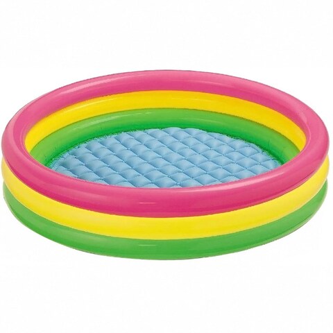 Intex Kiddie Pool - Kid&#39;s Summer Sunset Glow Design - 58&quot; x 13&quot;
