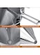 Generic Pancake Batter Dispenser Dough Dispenser Funnel, Silver 26X20Centimeter