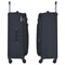 Eminent Expandable Luggage Trolley Bag Soft Suitcase for Unisex Travel Polyester Shell Lightweight with TSA lock Double Spinner Wheels E751SZ Large Checked 28 Inch Black